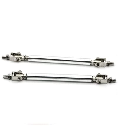 Dailygoods- Steunbalk Verstelbaar - Bumperbeugel - Roestvrij Staal - 100 mm/150 mm/200 mm - Duurzaam - Schokbestendig - Steun