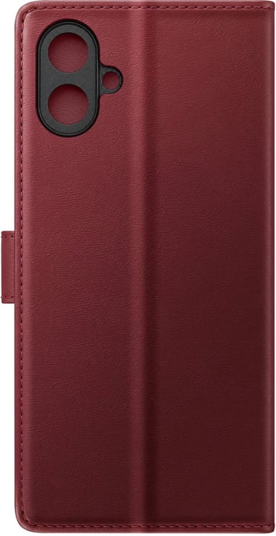 Mayaxess, Hoesje Geschikt Voor Galaxy A07 Wallet 2 in 1 met Uitneembare Cover, Bordeaux