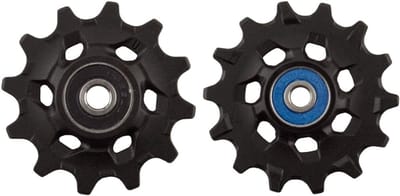 Schakelwerkrol - Fietsonderdeel - Fietsonderhoud - Synthetisch materiaal - Eén maat - Zwart
