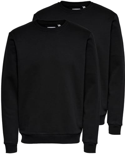 Only & Sons Heren sweatshirt 2 pack Ceres