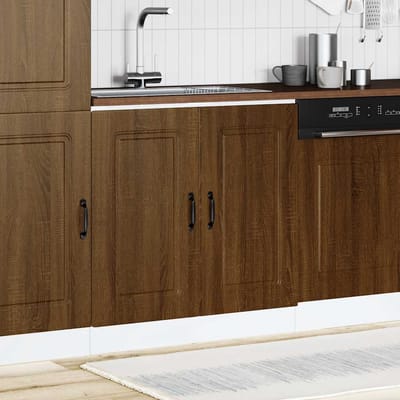 vidaXL - Spoelbakonderkast - Kalmar - 80x46x81,5 - cm - hout - bruin - eikenkleurig