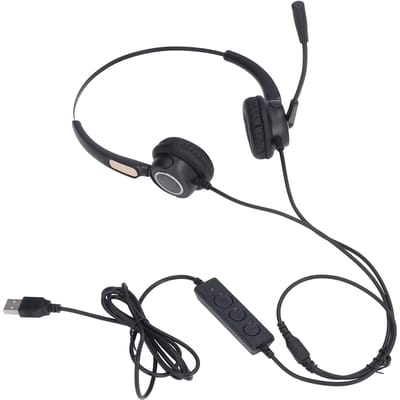 Casque d'écoute pour centre d'appels, réduction intelligente du bruit, appel HD, USB, pour centre d'appels en ligne