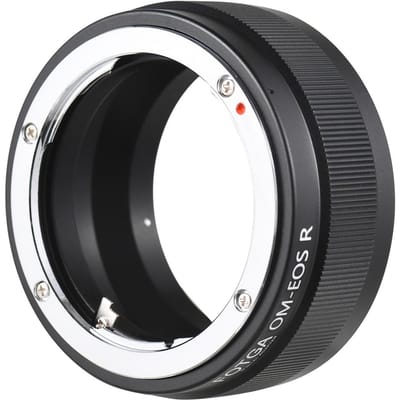 FOTGA Hoge Precisie Handmatige Lens Mount Adapter Ring Aluminiumlegering voor Olympus OM-Mount Lens naar voor