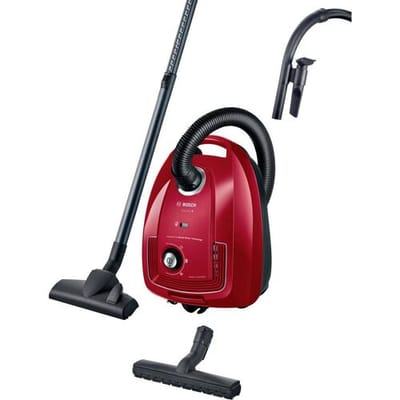 Bosch Staubsauger mit Beutel, Serie 4, rot Stofzuiger met zak