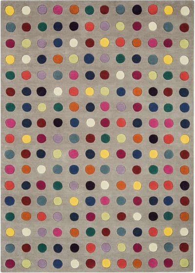 Easy Living - Funk-Spotty Vloerkleed - 140x200  - Rechthoek - Laagpolig Tapijt - Modern - Meerkleurig