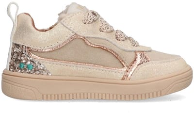 BunniesJR 225651-994 Meisjes Lage Sneakers - Goud - Leer - Veters