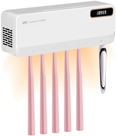 PromoHome UV Tandenborstel Sterilisator - Wandhouder met Droogfunctie