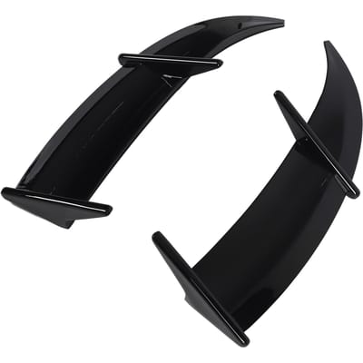 Kofferbakspoiler Auto Achterklep Dakraam Staart Bovenste Vleugel Lip Trim Dakspoiler voor MK6 Glanzend Zwart
