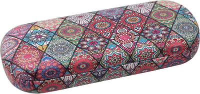 Brillenhoes - Zonnebril Koker - Veilig Opbergen - Harde Bescherming - 16.3 cm - Bloemenprint