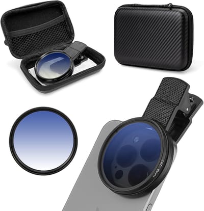 CPL Polaroid Filter voor 52mm Smartphone Camera Lens, Verhoog Contrast en Verminder Reflecties