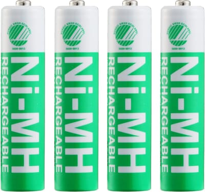 Deltaco huishoudelijke Oplaadbare batterij AAA Nikkel-Metaalhydride (NiMH)
