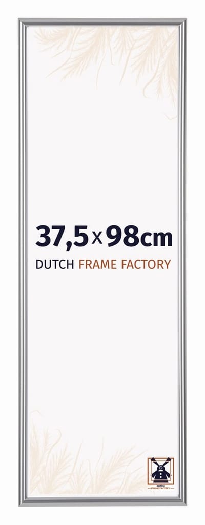 Fotolijst 37,5x98 cm - Kunststof - Zilver Hoogglans - Angers