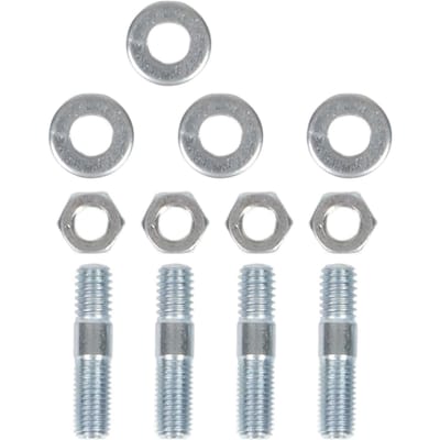 Carburateurbouten Set 1?38 inch Lang Metaal met Afstandhouders voor 5/16 inch Schroefdraad Inlaatspruitstuk gray