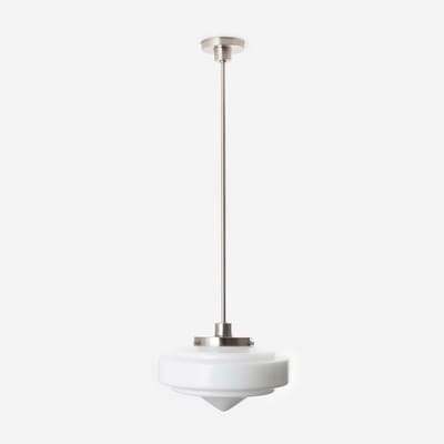 Hanglamp Pointy Stairs 20's Matnikkel - Art Deco Trade