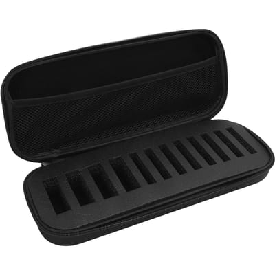 Sac de Rangement Multifonctionnel Sac Organisateur de Cosmétiques Portable Étui pour Outils de Nail Art pour Ciseaux Peigne black