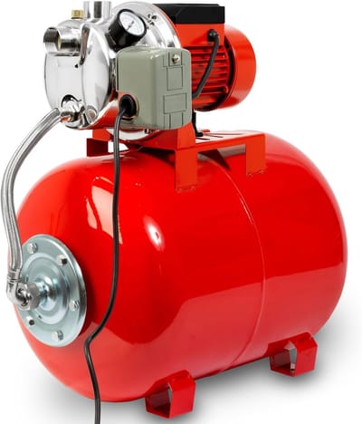 Huishoudwaterpomp - Automatische pomp - Waterdruk verhogen - 50L Drukvat - 40m Opvoerhoogte