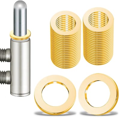 Stevige fitschenringen voor binnendeuren, wasmachines voor deurhengsels, 10.2 x 15.8 x 1.8 mm, duurzaam messing, slijtvast en eenvoudig te monteren