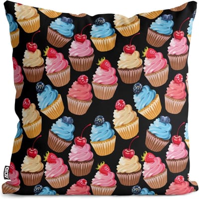Kussensloop Polyester - Kussenhoes Outdoor - Decoratie Binnen Buiten - Handgemaakt in Duitsland - 80 x 80 cm - Meerkleurig