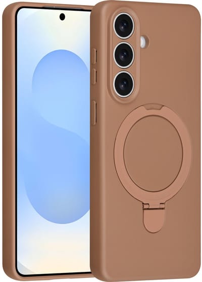 TUNIQ telefoonhoesje voor Samsung Galaxy S26 Plus - met ringhouder - Desert Bruin
