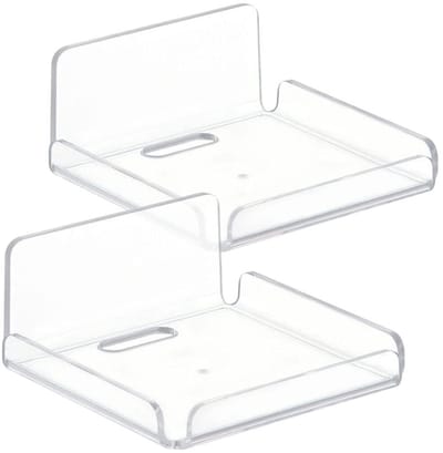 Dailygoods- Camerabehouder Wandmontage - 2 Stuks Acryl - Multifunctionele Beugel - Geen Boor - Indoor Muurbevestiging - Duurzaam Ontwerp - Camerabeugel