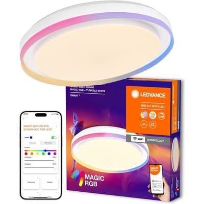 Ledvance Smart+ Orbis Zest wifi plafonnière – Ø 50 cm – wit – RGB & tunable white
