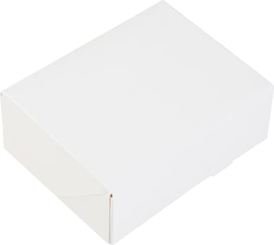 BrandNewCake® Taartdoos - 12x9,5x4,5 cm - Taartdoos Karton - Cakedoos - 3 Stuks - Wit