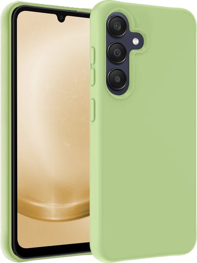 Hoesje - Geschikt voor Samsung Galaxy A25 - Sterk & Shockproof - Hoes Cover - Siliconen Case - Telefoonhoesjes - Groen