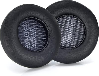 Vervangende Oorkussens van Kunstleer en Geheugenfoam voor JBL Live 400 BT Draadloze Hoofdtelefoon (Zwart) - Comfort, Geluid, Duurzaamheid