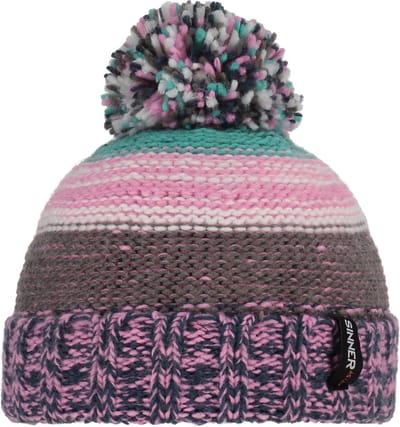 Sinner Resort Kids Unisex Muts - Roze met kleurtjes