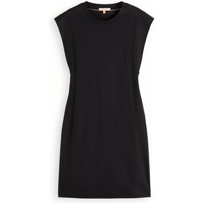 Scotch & Soda Tie Waist Mini Jersey Dress Evening Black Größe: XS | Minikleider Outlet | Damen | Schwarz