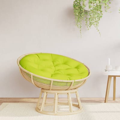 vidaXL - Zitkussen - rond - Ø - 100x11 - cm - oxford - stof - heldergroen