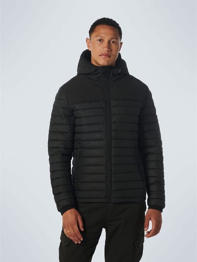 No Excess Mannen Jas Met Capuchon Zwart XL
