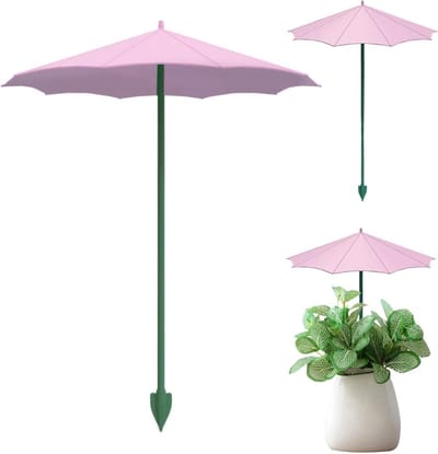 Plantenparaplu's - Zonnescherm Beschermkap - Planten Beschermen - Met Paal - 265 cm - Wit