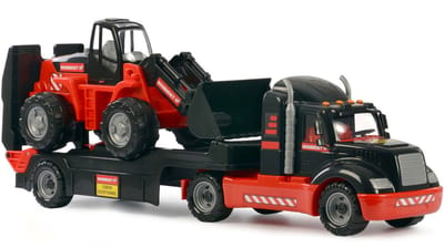 Mammoet Toys - Cavallino Mammoth Torpedo Truck with Excavator