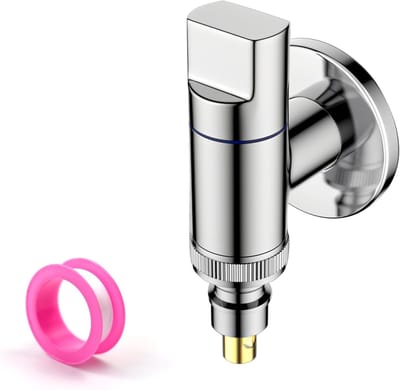 Hoekventiel voor Wasmachine, Messing Waterstop, Snelle Openingsklep voor Wateraansluiting, Ideaal voor Wasmachine en Waterkraan