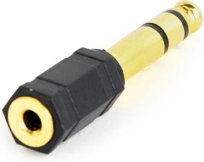Gembird A-6.35M-3.5F geluidsadapter voor camera's Passief Audioadapter