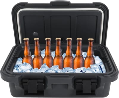 Warmhoudbox voor eten - Geïsoleerde voedseldrager - Eten warm houden - Lange temperatuurbehoud - 15 Liter - Zwart