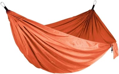 Camping Hangmat - Outdoor Reishangmat - Ontspannen in de natuur - Lichtgewicht en draagbaar - 270 x 140 cm - Oranje