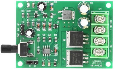 Motor Speed Controller PWM voor DC Motoren van 5-18V - Traploze Regelaar met Schakelaar voor Efficiënte Motorbesturing