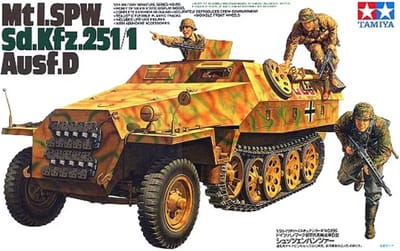 Tamiya Modelbouwpakket Militaire voertuigen - 35195 Mtl. SPW Sd.Kfz.251/1 Ausf.D Personenwagen Plastic - 1:35 - Modelbouw