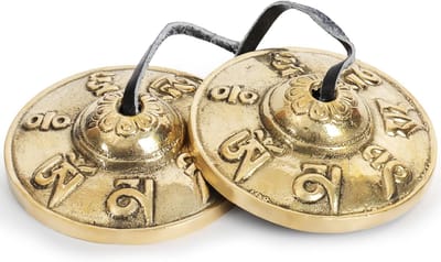 Tibetaanse Tingsha Bekkens - Om Mani Padme Hum - Meditatie Klokken voor Mindfulness en Spirituele Healing