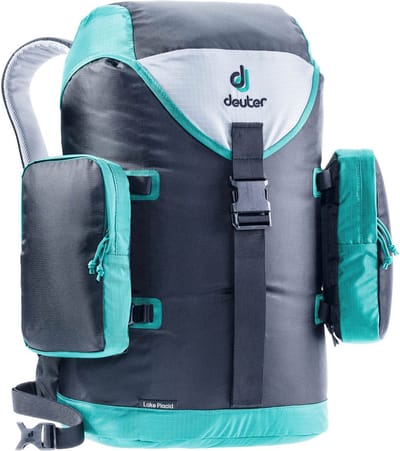 deuter Vrije tijd rugzak Rugzak met laptopvak Lake Placid Rucksack 27L Black-Tin Zwart Blauw