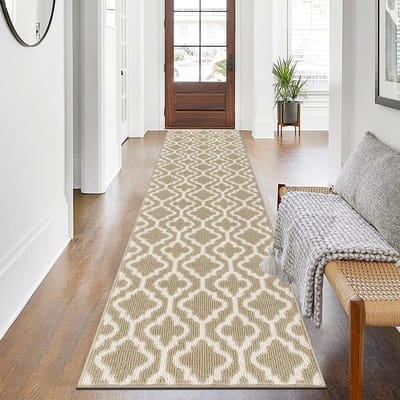 Dailygoods- Keukenmat Antislip 60 x 240 cm - Wasbaar - Lang - Voor Hal/Keuken - Lage Vloerhoogte - Hoogwaardig Materiaal - Vloerkleed