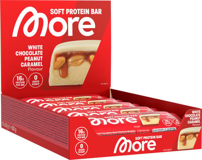 MORE Protein Bar White Chocolate Peanut Caramel (10 x 50 gr)