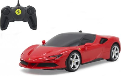 Jamara Rc Auto Ferrari Sf90 Stradale 16,5 Cm Rood 2-delig