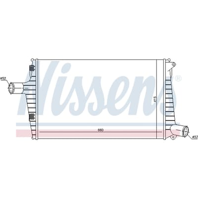 Intercooler NISSENS 96635