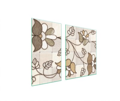 TMK ArtDeko Serie - Glasbeschermplaat - 90x52 cm - Mozaïek - Hittebestendig