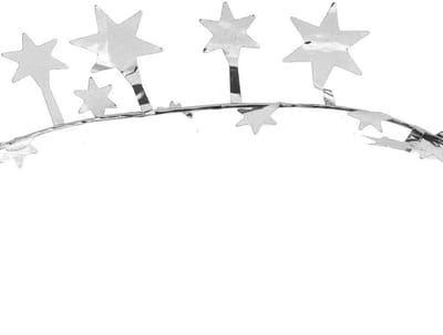 Dailygoods- Sterrenlichtslinger 7,5m - Feestelijke Versiering - Kerstverlichting - Decoratie - Sterrenlantaarns - Draad PVC - Lichtslinger