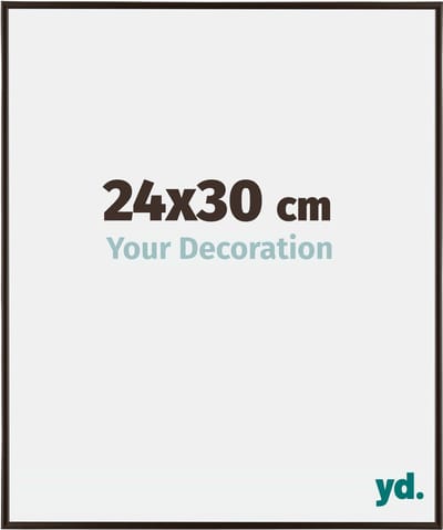 Your Decoration - Fotolijst 24x30 cm - Kunststof - Antraciet - Evry