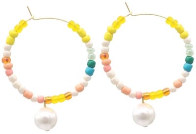 Oorbellen - oorhangers - accessoire - oorsieraad - multicolor - ringen - parel - kralen - boho style - zomer - vakantie - festival - dames - cadeau - uniek - tijdloos – hip
